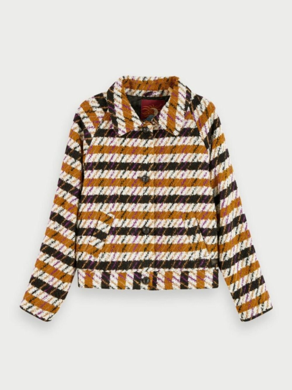 Scotch & Soda | Wool Blend Houndstooth Check Jacket | NWT